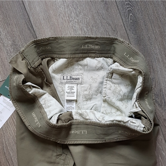 35W NWT L.L.Bean Tencel Shorts - Picture 3 of 8